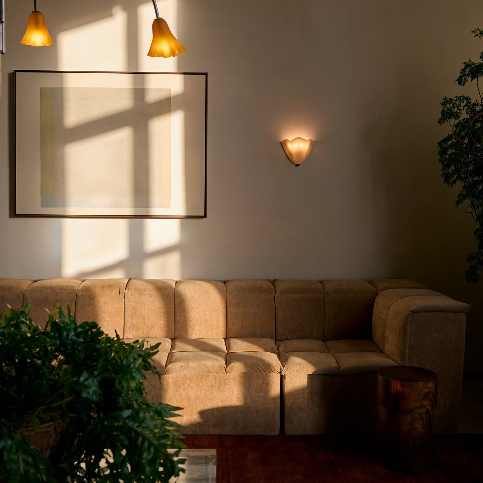 Wandlamp Glas In Lood Retro Art Deco Schelp 28cm E14 | Restfield