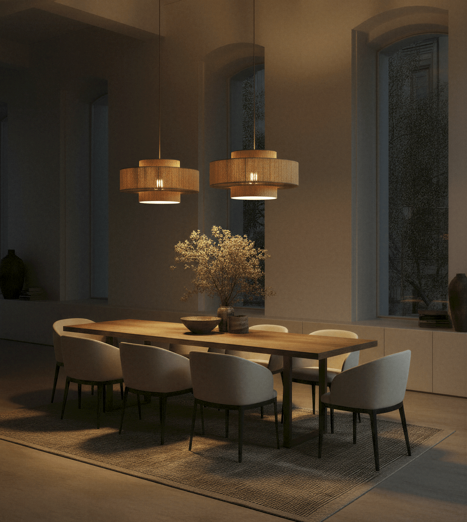 Hanglamp Gevlochten Katoen 50cm Boho Scandinavisch Design Verstelbaar | Restfield