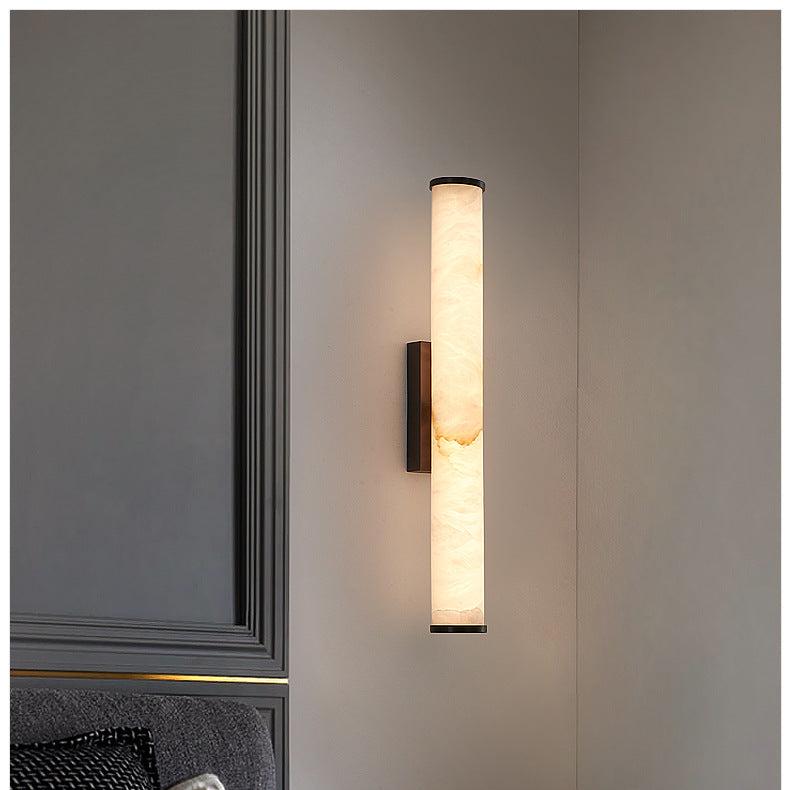 Wandlamp Marmerlook Koper LED 1 Licht Minimalistisch Modern Design